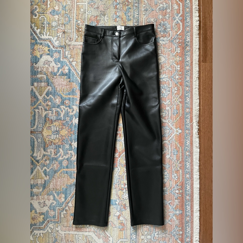 Wilfred Melina Low Rise Vegan Leather Pants